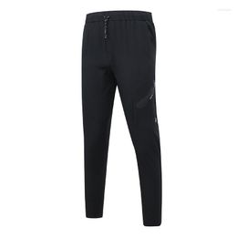 Men's Pants Mens Summer Quick Dry Outdoor Running Cycling Trekking Camping Fashion Stretch Breathable Black Thin Trousers Plus Size