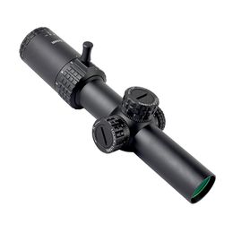 Tactical 1-5X24 IR Red Green Illuminated Scope Rifle Wide Angle Airsoft Riflescope Hunting Optics Shooting Gun Sight For AR Picatinny Rail