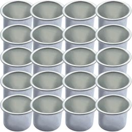 Candle Holders 20 Pcs Cup Cone Holder Standticks Dried Flower Scented Tea Light Aluminium Alloy Display Party