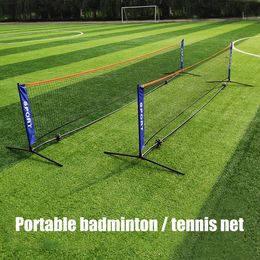 Badminton Sets Professional Sport Training Standard Badminton Net Outdoor Tennis Net Mesh Volleyball Exercise Practise Equipment 230907