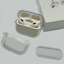 Dla Apple AirPods Pro 2 generacji Połami AirPod AirPod Sardfon 3 USB C Wersja Solid silikonowa ochrona ochrony Apple bezprzewodowe pudełko szokowe Odporność na 3. obudowę