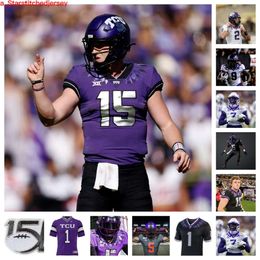 TCU Horned Frogs Football jersey 91 Tymon Mitchell 25 Jamel Johnson 17 Jonathan Bax 18 Ish Burdine 33 Max Carroll 22 Major Everhart 74 Andrew Coker 13 Jaylon Robinson