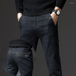 Men's Pants Denim Casual Black Blue Straight Fit Jeans For Men Summer 2024