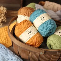 50g/Set Soft Wool Yarn Hand-knitting Baby Warm Worsted Wool Crochet Yarn Knitting Crochet Sweater 39 Colours