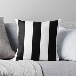 Pillow Black And White Stripes Throw Decorative S