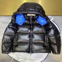 Mens down jacket parkas clothes padded black jackets coats outdoor keep warm Unisex outerwear cold protection armband decoration plus size 3A7OG