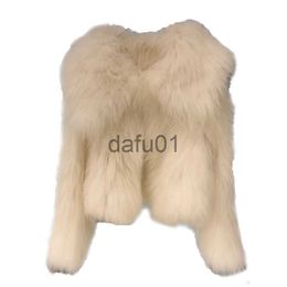 Women's Fur Faux Fur Imitation Mink Fur Coat for Women Student Clothing Fashion Autumn and Winter 2023 x0907