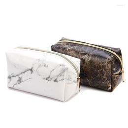 Cosmetic Bags Women Organizer Bag Make Up Leopard Print Fashion Leather Makeup Toiletry Tool Black