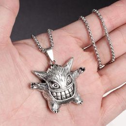 Chains Vintage Devil Monster Fashion Men Hip-hop Stainless Steel Necklace Jewellery Accessories Anniversary Gift DZ977