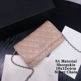 Channelbags CHANEI Black Bag Cheap Designer Bags Shoulder White Leather CC Crossbody Purse Gold Silver Chain Flap Bag Genuine Leather Sling Bags Branded Bags Women B