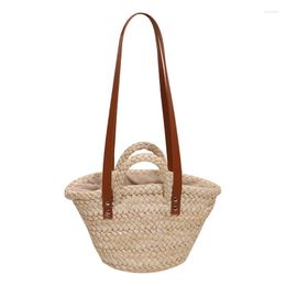 Shoulder Bags Women Handbag Straw Bag Hand-woven Basket Tote Summer Beach-Straw Vacation Fashion Shopping Ins