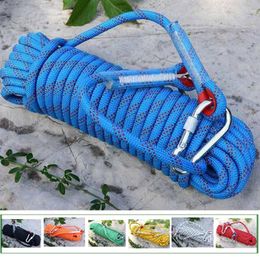 Climbing Ropes 10M 20M Outdoor Auxiliary Floating Rope 10mm 12mm Dia High Strength Cord Safety Trekking Hiking Accessories 230906
