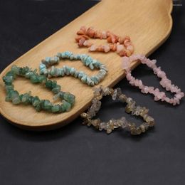 Strand 18cm Natural Stone Bracelets Irregular Gravel Bead For Women Men Jewerly Accessories Party Gift