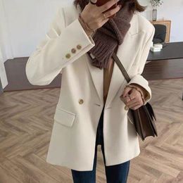 Women's Suits High-end Fried Street Suit Jacket Temperament Casual Spring And Autumn Coat 2023 Korean-style White Women Blazer
