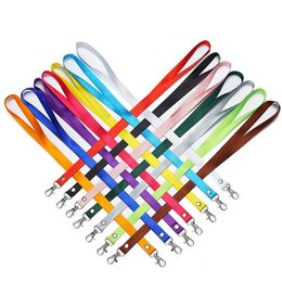 Other Office School Supplies 20 Pcs Card Sleeve Sets ID Badge Case Lanyards Holder Rope Pendant Student Long Key Chain Accessorie 230907