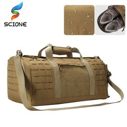 Backpack Military Tactical Shoulder Handbag Outdoor Gym Fitness Sports Men Army Pouch Waterproof Molle Camping Hiking Travel Pack XA851Y 230907