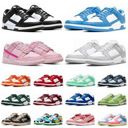 Mens Mulheres Running Shoes Lows Panda Preto Branco Triplo Rosa Universidade Azul Photon Dust Court Roxo Dia dos Namorados Syracuse UNC Sports Sneakers Tamanho 36-47