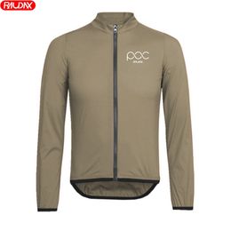 Cycling Shirts Tops RAUDAX POC Autumn Unisex Windproof Long Sleeve Spring MTB Bicycle Waterproof Top Lightweight 230907