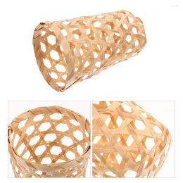 Dinnerware Sets 2 Pcs Bamboo Basket Vegetable Trays Closet Organization Organizing Egg Weaving Bread Serving Woven Coffee Weave