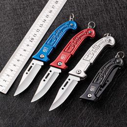 Outdoor Carry Key Pocket Knife Multifunctional High Hardness Sharp Camping Knife, Scorpion Pattern 2TMI