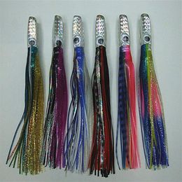 10inch 170g Resin Head With Double Octopus Skirt Sea Game Trolling Fishing Lure Tuna Bait Marlin Lure214E