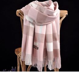 Winter Scarf Pashmina For Designers warm Scarfs Fashion Classic Women imitate Cashmere Wool Long Shawl Wrap 190*70cm