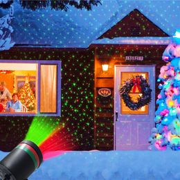 Lawn Stage Effect Light Sky Star LED Laser Projector Spotlight Waterproof Landscape Park Garden Christmas Decorative Lamp211h