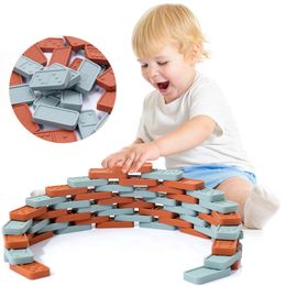 Blocks A Free Silicone Kids Domino Baby Toy Teether Material Dominoes Game Educational DIY Gift born Accessories Toys 230907