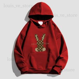 Men's Hoodies orange hoodie Fun Rabbit Printing Hoodies Cotton Bad Bunny Hooded purple hoodie Sweater Sports Sweatshirts Men Pullovers Women Tracksuit Casual GAMA