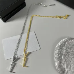 Designer Necklace Silver Pendant Necklaces Womens Chains Necklace Luxurys Jewerlry Gold Necklace Fashion Mens Necklaces 925 Sterling Silver Ornaments 23978D