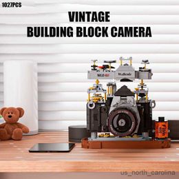 Blocks 1030Pcs Retro Camera Assembled Building Blocks High Camera Toys Model Decoration Kids Holiday Gifts R230907