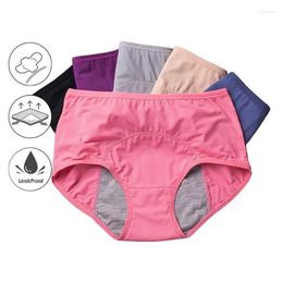 Active Shorts Leak Proof Protective Panties Woman Underwear Panti Soft Bamboo Large Sizes Women's Briefs Breathable Intimates