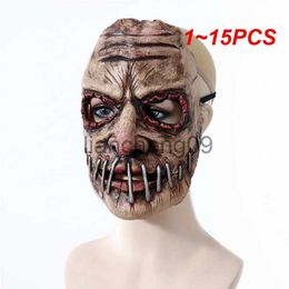 Party Masks 1~15PCS Halloween Mask Scary Spooky Soft Horrible Weird Ghost Mask Hauntingly Realistic Ghost Mask Halloween Party Supplies x0907