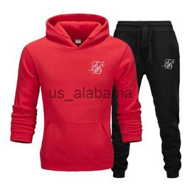 Men's Tracksuits 2023 New Men's Hooded Hoodie Set Printed Hoodie Men's and Women's Leisure Sports Set All Match Leisure x0907