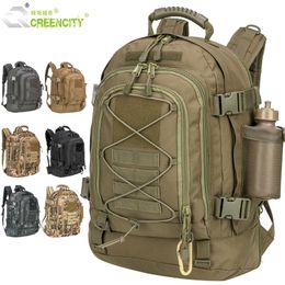 Backpack 60L Men Military Tactical Backpack Molle Army Hiking Climbing Bag Outdoor Waterproof Sports Travel Bags Camping Hunting Rucksack 230907