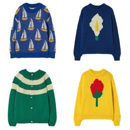 Pullover Kids Sweaters 2023 Autumn Winter Brand Boys Girls Cute Print Knit Baby Child Toddler Cotton Outwear Tops Clothing 230906