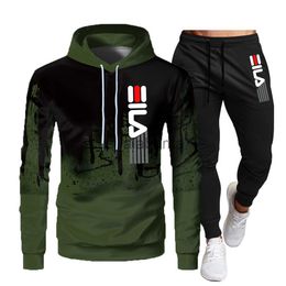 Men's Tracksuits 2023 brand autumn and winter hoodie suit men's fashion brand pants casual jogging suit sports wear sweatshirt men's sets x0907