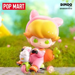 Blind box Original POP MART DIMOO Pet Holiday Series Blind Box Toys Model Confirm Style Cute Anime Figure Gift Surprise Box 230906