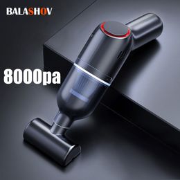 Vacuums 8000pa Wireless Mini Vacuum Cleaner Strong Suction Portable Low Noise Vaccum For is Home Student Dormitory Use Cleaning 230907