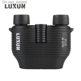 Telescopes LUXUN Powerful HD Binoculars 10X25 Portable Small Long Distance Telescope for Hunting Lunettes Tourism Camping Equipment Q230907