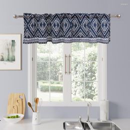 Curtain Kitchen Curtains 45x132cm Linen Tier Farmhouse Cafe Small Window Treatment 1 Panel For Laundry Room Bathroom