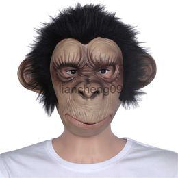 Party Masks Animal Mask Novelty Halloween Costume Party Animal Head Mask Orangutan Latex Full Head Masks x0907