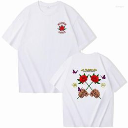 Männer T Shirts Eladio Carrion 3Men2 Kbrn Welt Tour 2023 Musik T-Shirts Harajuku Grafik T-shirts Tops Frauen Männer T camisetas Streetwear