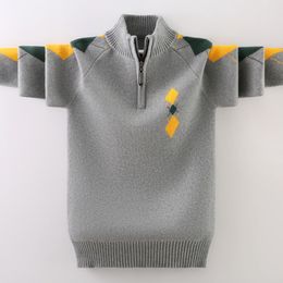 Pullover Winter Clothing Children s Sweater Kids Clothes Keep Warm Cotton Boys Knitting 230906