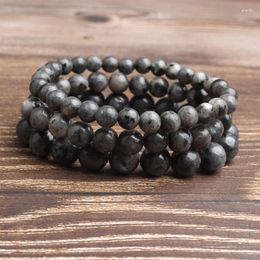 Strand Natural Bracelet 8mm Domestic Glitter Stone Beads Bangle For DIY Jewelry Women And Men Present Amulet Accessories