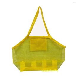 Party Favor 200pcs/lot 2023 Large Mesh Tote Bags Sand Away Beach Bag For Children Kids Toys Starfish Shell Collect And Storage Box