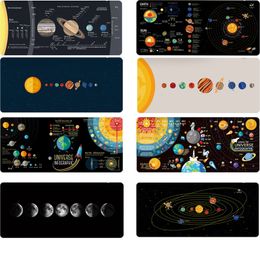 Other Office School Supplies Mouse Pad Space Planet Game Desktop Computer Large Rubber Keyboard Antislip Design Lock Edge Pa 230907