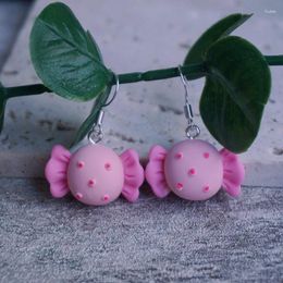 Dangle Earrings Resin Candy Earring Cute Handmade Sugar For Woman Gifts Wholesale