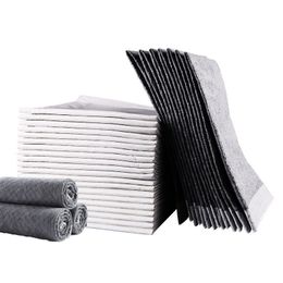 kennels pens Bamboo Charcoal Thin Dog Pads Diapers Pet Baby Cat Training Diaper Pee Mat Clean Urine 230906