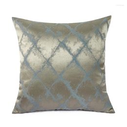 Pillow Hinyeatex Grey Woven Sofa Office Home Decorative Modern Geometry Case Diamond Checks Zigzag 1 Piece Pack 45x45cm
